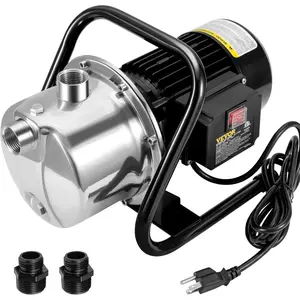 VEVOR 1HP Shallow Well Pump Portable, 1380 GPH Garden Jet Pump with Automatic Controller, 145 ft Head Stainless Steel Sprinkler Booster Pumps, for Garden Lawn Irrigation System, Water TransferVEVOR Super Brand Day