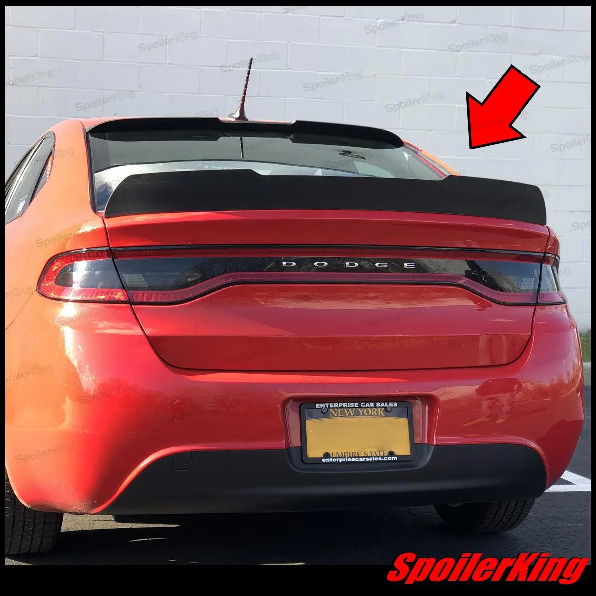 Dodge Dart 2012-2017 Trunk Spoiler w/ Center Cut (495BC)