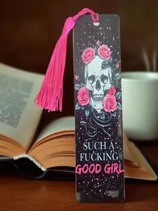 Large Metal Bookmark - Good Girl Hot Pink