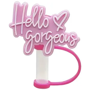 Hello gorgeous straw topper Hello gorgeous straw topper