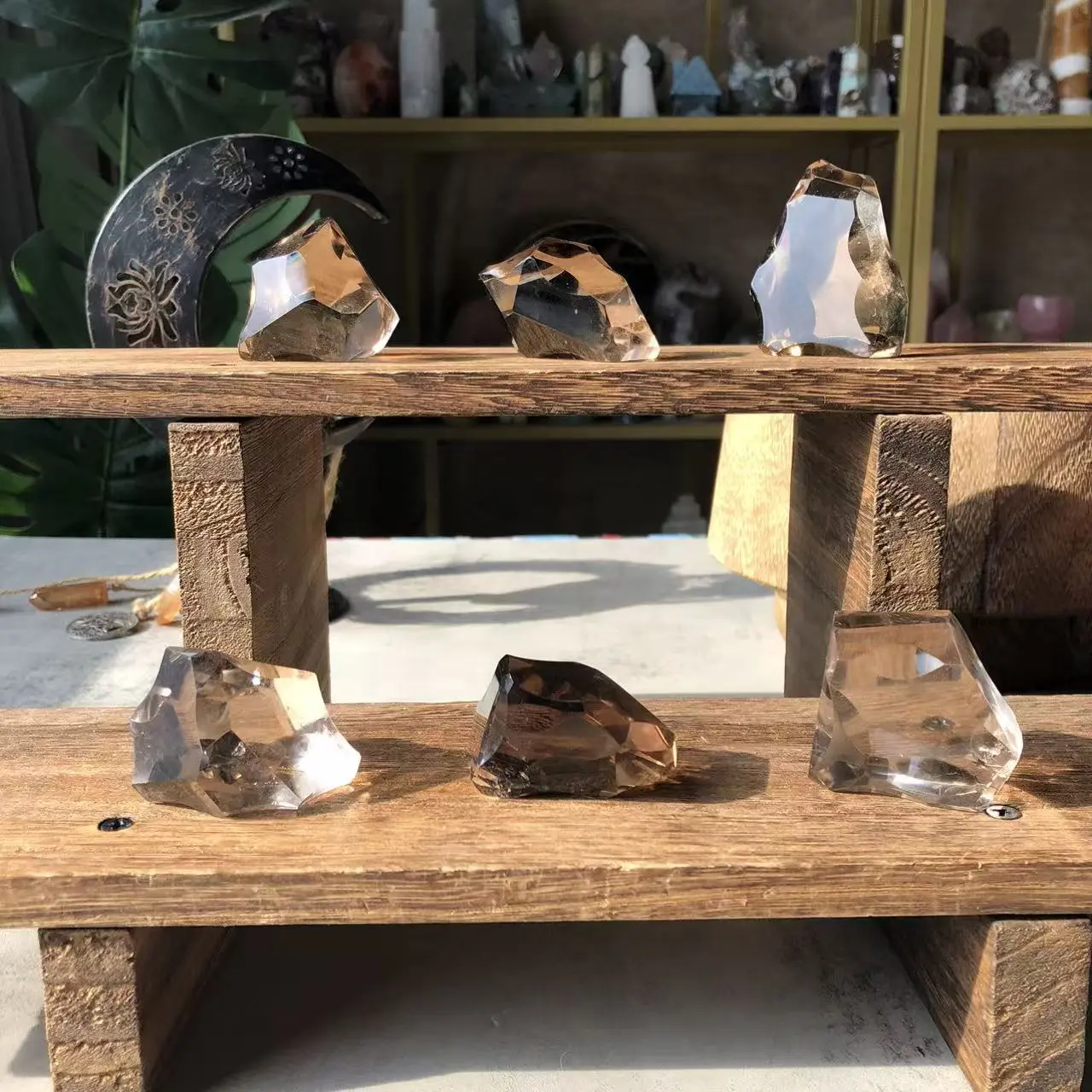Natural Crystal Smoky Quartz Polyhedron Collection