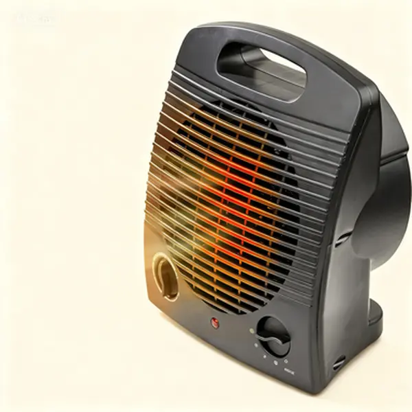1500W Compact Thermostatic Portable Electric Space Heater - ETL Approved, Fan-Forced Room Heating, Adjustable Thermostat, Overheat Protection, Tip-Over Safety Switch, Stay-Cool Housing, Eco-Conscious for Bedroom, Office