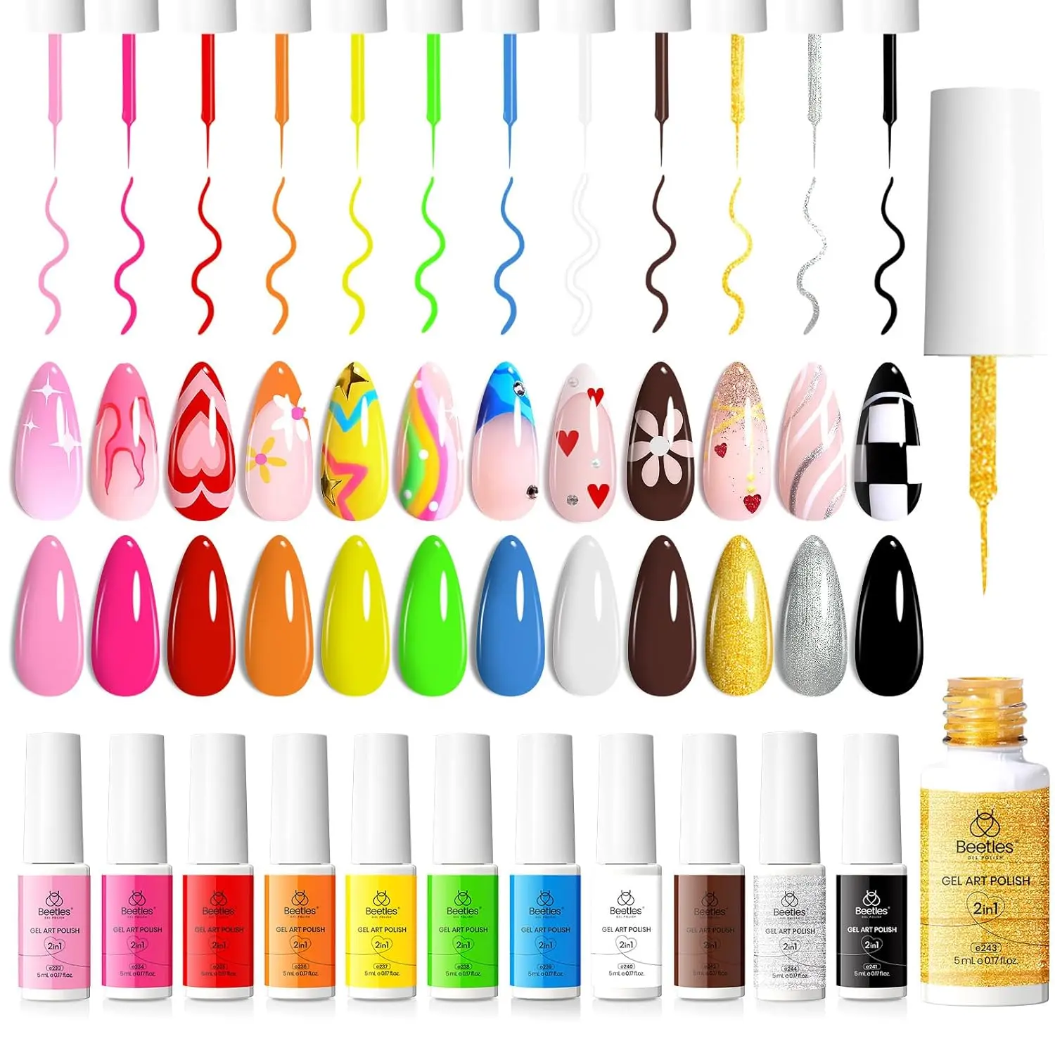 12 Colors 5ml Glamor of Art