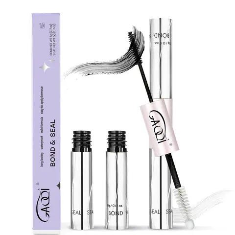 GAQQI Cosmetic Lash Glue - 10ml Liquid Adhesion False Eyelashes & Adhesives for Adults, Strong Long-Lasting Hold (3-7 Days), Waterproof Bond & Seal, Latex-Free, Formaldehyde-Free, Easy-to-Use