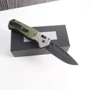 1pc 593 Folding Knife, High-Quality Edc Pocketknife, Durable Blade, Kitchen Tool, Camping Fishing Hiking, Men's Gift