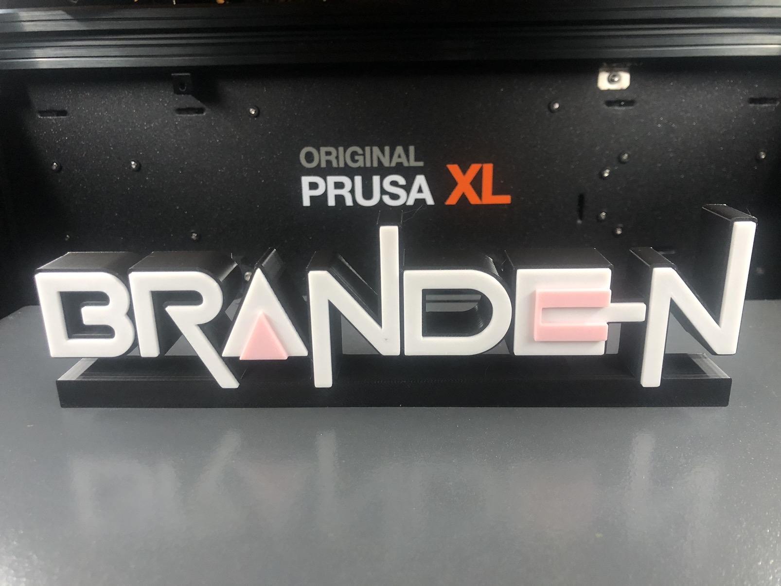 3d Printed 15" XL Name Plate Display & Door Wall Hangers I Personalized Desk Sign I His Her Office Gift I Home Bedroom Kids Door Decor Gym