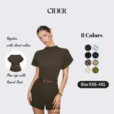 Cider Minimalist Stand Collar Romper With Belt for Casual Daily, Elegant Jumpsuits, Ladies Belted Playsuit, Urban Vacation Outfits, Lady Overalls
