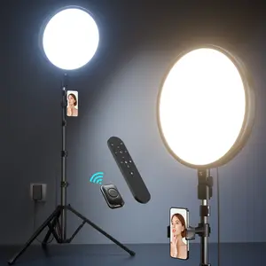 Weilisi Large Ring Light with 72" Tripod Stand, 6500K Full-Screen Selfie Ring Light for Live Stream, YouTube, TikTok, Video Recording, Photography, Portable Ring Light Tripod for iPhone/Phone with Remote Digital Blue