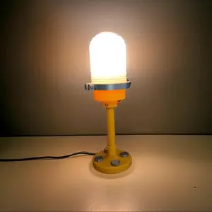 Runway/Taxi way airport Light with RGBW Bulb great for aviation enthusiasts, pilots, and anyone needing a cool steampunk office style lamp!