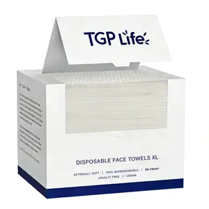 Disposable Face Towel, Single Use Towelette, 50pcs/box Portable Multipurpose Wet and Dry Towel, Soft Face Towel for Home, Bathroom and Outdoor Travel, Absorbent Breathable Towel, Disposable Towels
