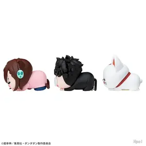 4Pcs/1Set 5CM Anime Dandadan Figure Takakura Ken Ayase Momo Nap Cat  Turbo Granny Party Position Desktop Ornaments Doll Toys