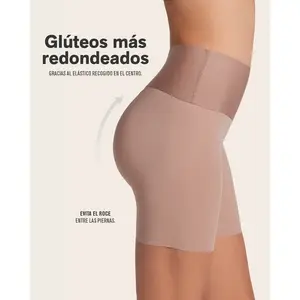 Stay-In-Place Seamless Shapewear Shorts - Soft Fabric Ruched Design for Light Compression & Anti-Slip Grip Technology