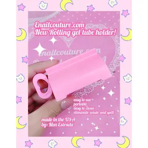 rolling gel tube holder ! (Tube Squeezer with Rolling Holder Rotating Squeezing Artifact Dispenser for gel/poly)