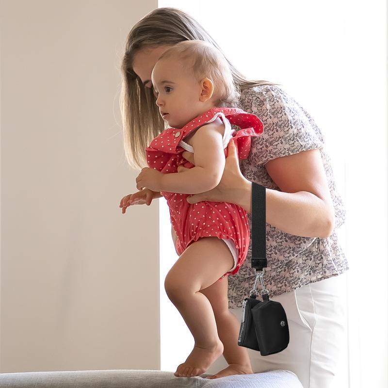 Mini Zip Around Wristlet Wallet for Women Dual Pouch Wristlet Portable Coin Purse Mini Women Coin Pocket