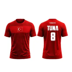Personalized Turkey National Team Jersey 2026 – Custom Name & Number Türkiye Football Fan Shirt