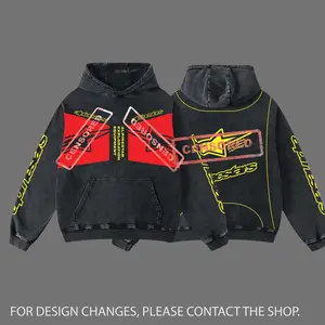 Alpinestar2 Sport Racing Retro Acid Washed Hoodie Motor World Champion Enthusiast Apparel Streetwear Racing Team Super Motorsports Clothing Motobike Riders Supermotor Off-Road Dirt Bike Fan Gear Cotton For Motor Fan