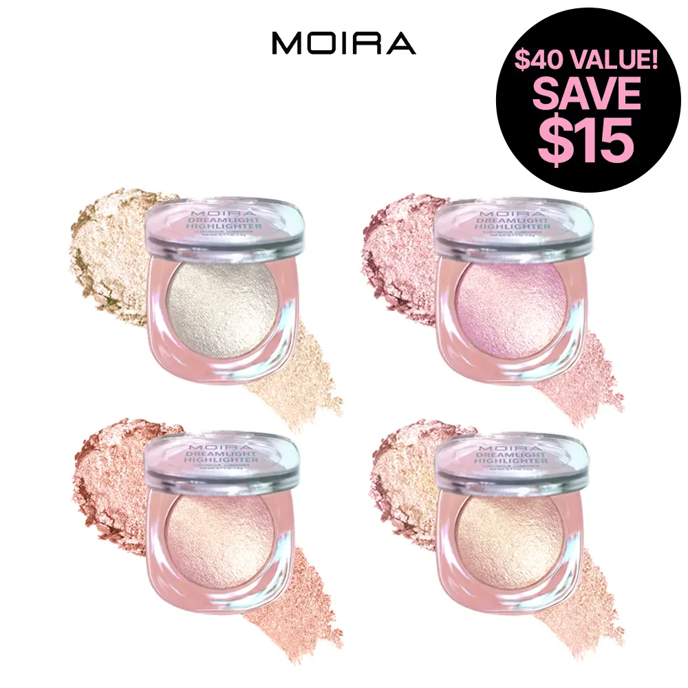 MOIRA | Dreamlight Highlighter Bundle | Radiant Glow Highlighter Collection