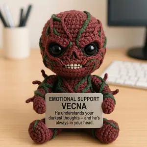 Emotional Support Vecna Crochet Doll