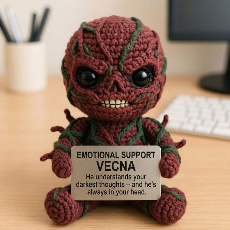 Emotional Support Vecna Crochet Doll