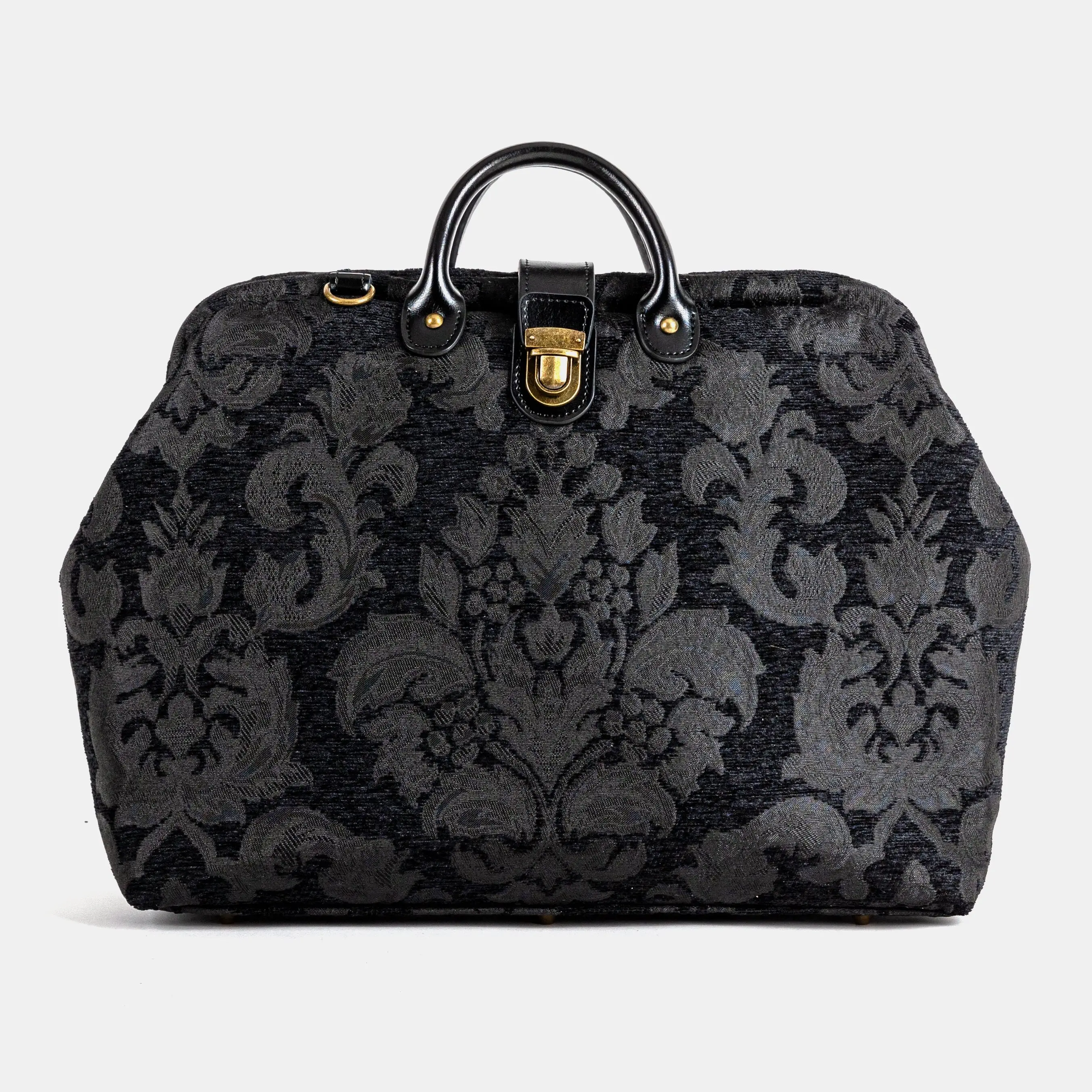 Victorian Blossom Black/Black Laptop Work Bag Computer Bags Stylish Work Bag