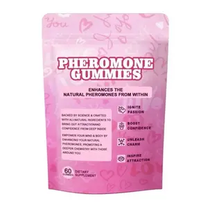 Pheromone Gummies for Women - Enhance Your Charisma - Natural Hormone Balance & Body Odor Support with Maca, Fenugreek, Beetroot, Parsley & L-Arginine – Glow from Within – 60 Vegan Gummies