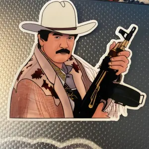 Beto Quintanilla Sticker, Hard Hat Sticker, Great for hardhat Sticker, Vinyl Sticker, Bookish Sticker, Book Sticker, Laptop Sticker, Tumbler sticker, Water bottle sticker