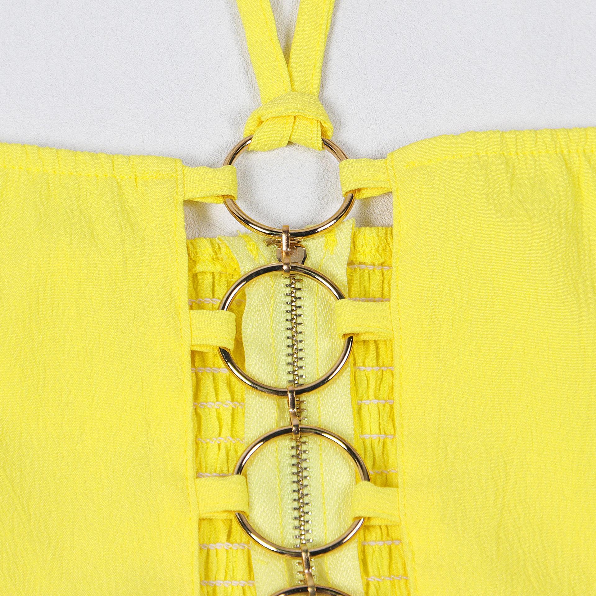 Style Sexy Ripped Fitted Two-Piece Nightclub Outfit