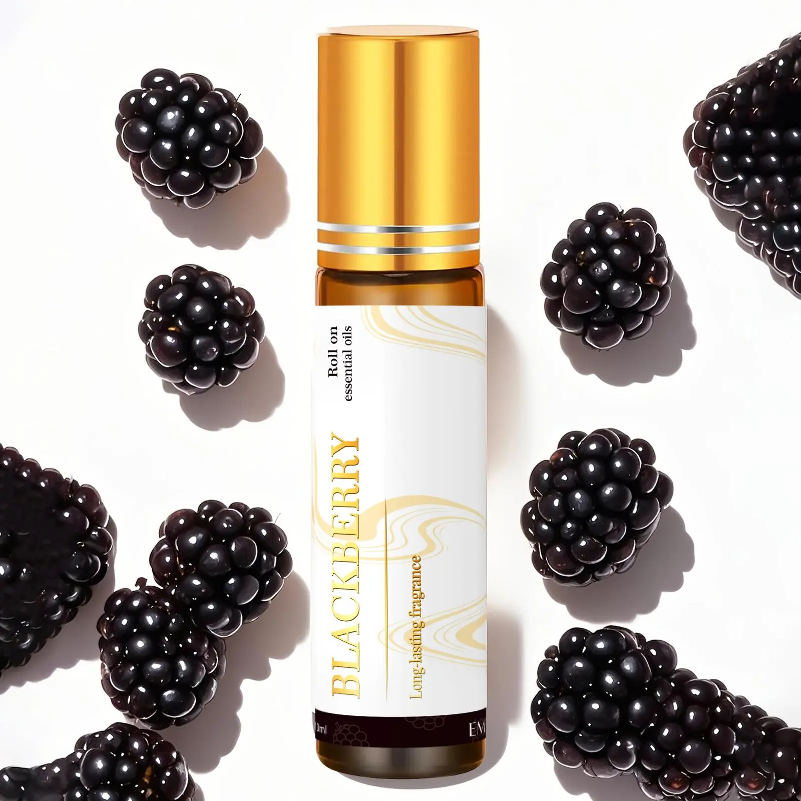 10ML Blackberry Roll-on Essential Oil, 1 Count Long-lasting Aromatic Scents Fragrance Therapeutic Wellness Massage Oil, Home Fragrance Scented Oils for Home & Car, DIY Gift, Aromatherapy