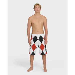A.I. Diamonds Pro Boardshorts - True Red