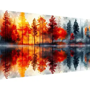 Large Diamond Painting Kit for Adults Big Diamond Art Full Drill Round Gem Art Painting for Crafts Home Wall Decor Gift 27.5 X 15.7inch