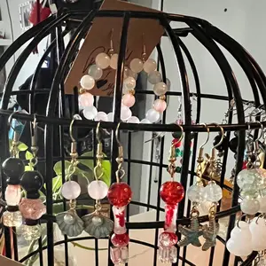 Short dangle earrings