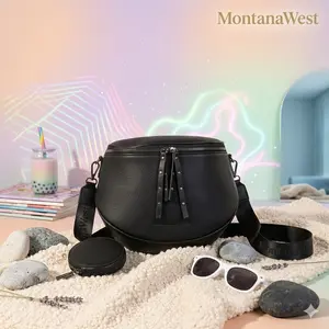 Montana West Large Sling Bag for Women - Trendy Crossbody Bum Bag with Adjustable Strap - Versatile Travel Purse & Chest Bag