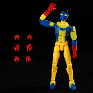 3D Printed Invincible Sportswear MARK Toys Action Figures Anime Model Lucky Dummy 13 Superheroes Multi-Jointed Ornaments Gifts