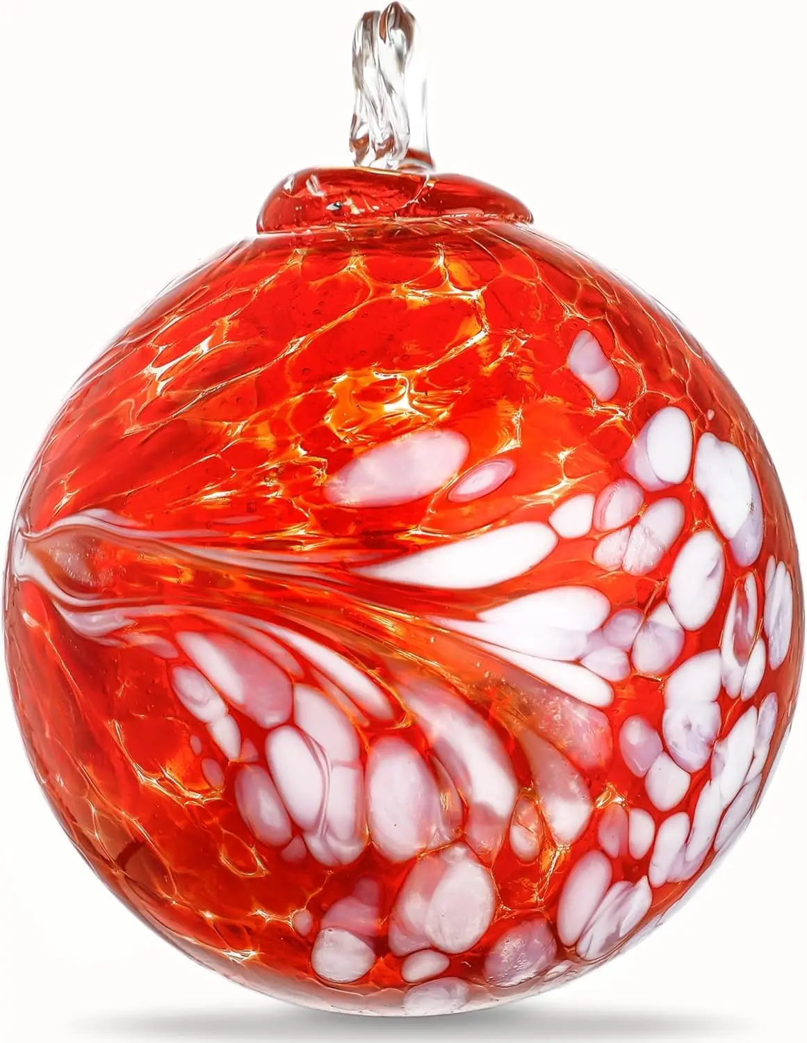 4 Inch Hand Blown Glass Gazing Ball Witches Ball Ornament for Garden Decor