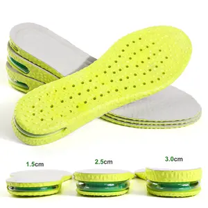 1.5/2.5/3cm  Air Cushion Insoles Height Booster Shoes Shock Absorption Foot Pad Shoe Insert, Height Increasing Insoles, Breathable Insoles,summervibes