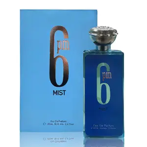 6PM Mist Cologne for Men 3.4 Fl Oz Eau de Parfum Spray with Lemon Pink Pepper Cedar Patchouli & Jasmine Fragrance