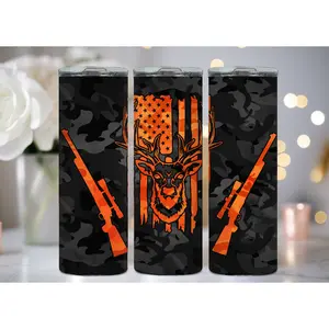 Hunter Orange Bottle Drinkware