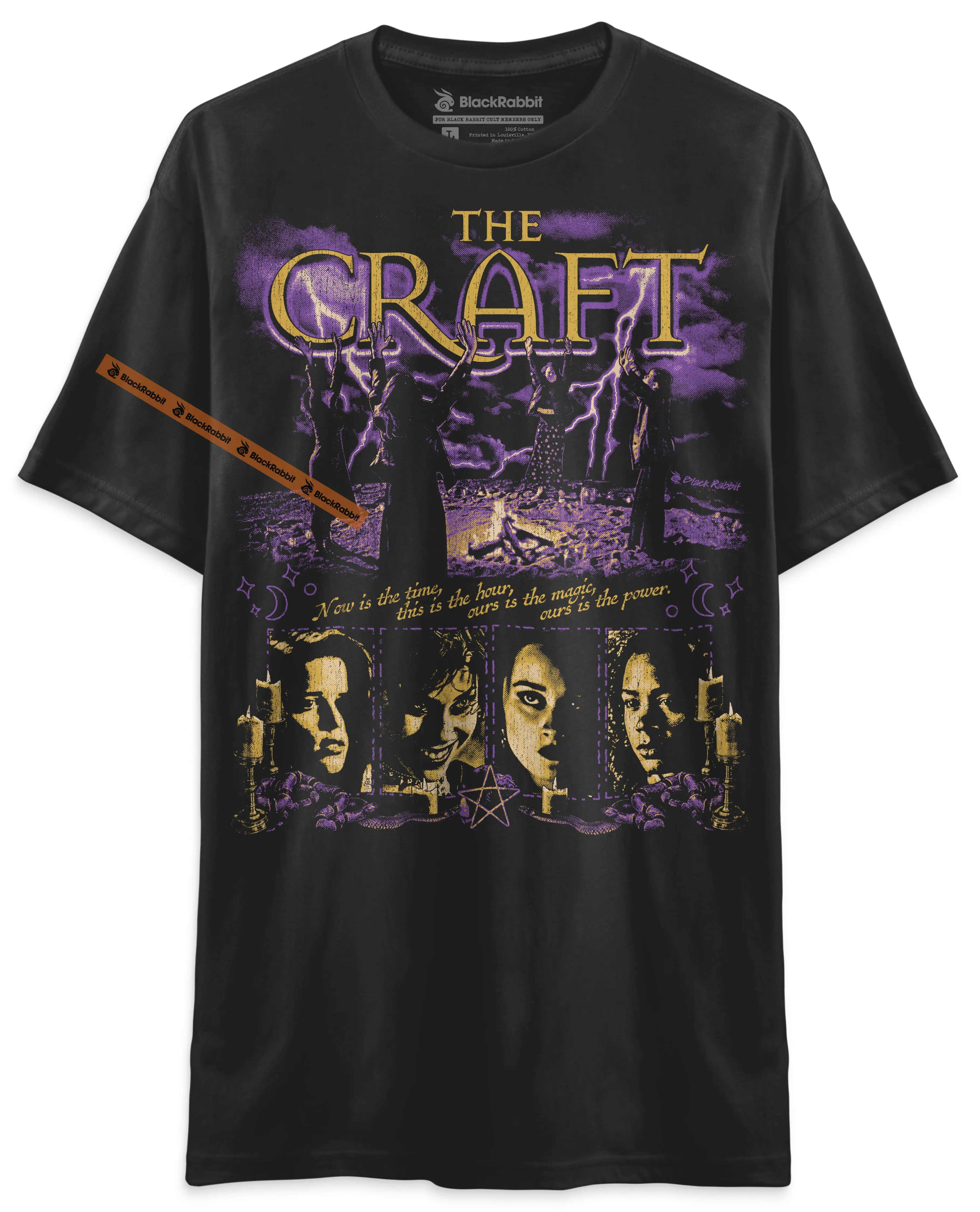 BLACK RABBIT The Craft 1996 90s Horror Unisex Classic T-Shirt Witch Coven Witchy Movie Shirt