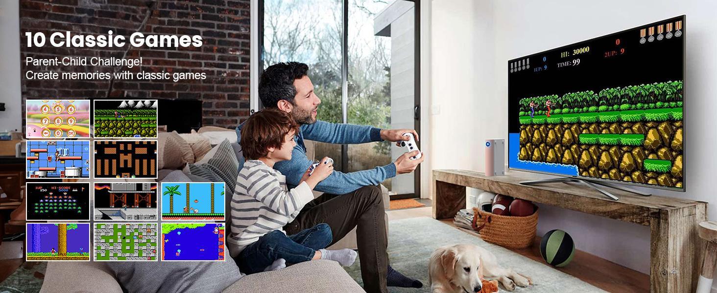 AR Motion Gaming Console: 28 Interactive Games Motion Sensor 2-Player Wireless Controllers & TV Hookup – Ultimate Family Entertainment System for Kids & Adults AR Motion Gaming Console: 28 Interactive Games Motion Sensor 2-Player Wireless Controllers & TV Hookup – Ultimate Family Entertainment System for Kids & Adults