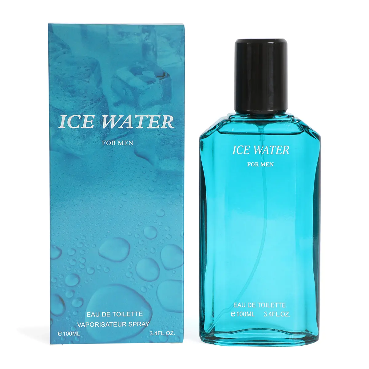 Ice Water for Men Eau de Toilette Spray Cologne for Men 100ml/3.4fl.oz.