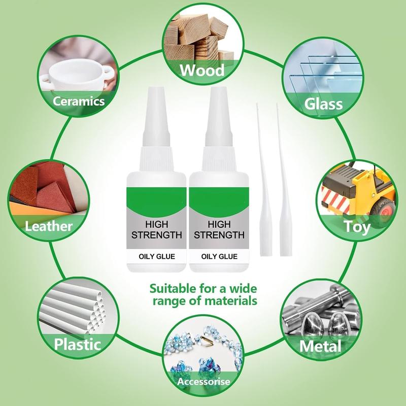 High Strength Oily Glue,Universal Super Glue,Welding High-Strength Oily Glue, for Quick Repair of Metal, Plastic, , Glass, Jade and So On (3pcs) High Strength Oily Glue,Universal Super Glue,Welding High-Strength Oily Glue, for Quick Repair of Metal, Plastic, , Glass, Jade and So On (3pcs)