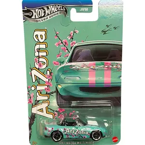 Hot Wheels Silver Series 7-11 1991 Mazda MX-5 Miata Arizona Tea