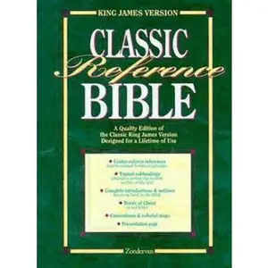 USED-KJV Classic Reference Navy Bonded Leather (Hardcover)