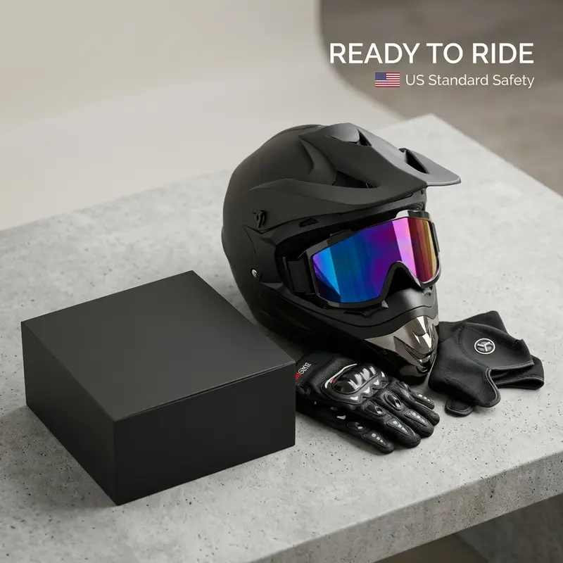 dot army motorcycle helmet Harssidanzar Open Face CU604US, Green S : Automotive * Nickel Plated Rolled Tubular Steel Rivets Face Helmet Dot Military Helmet
