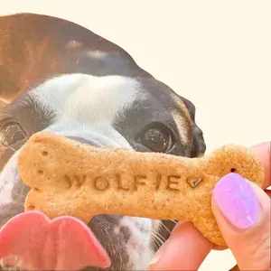 Personalized Peanut Butter Dog Bone Cookies - Perfect for Any Occasion