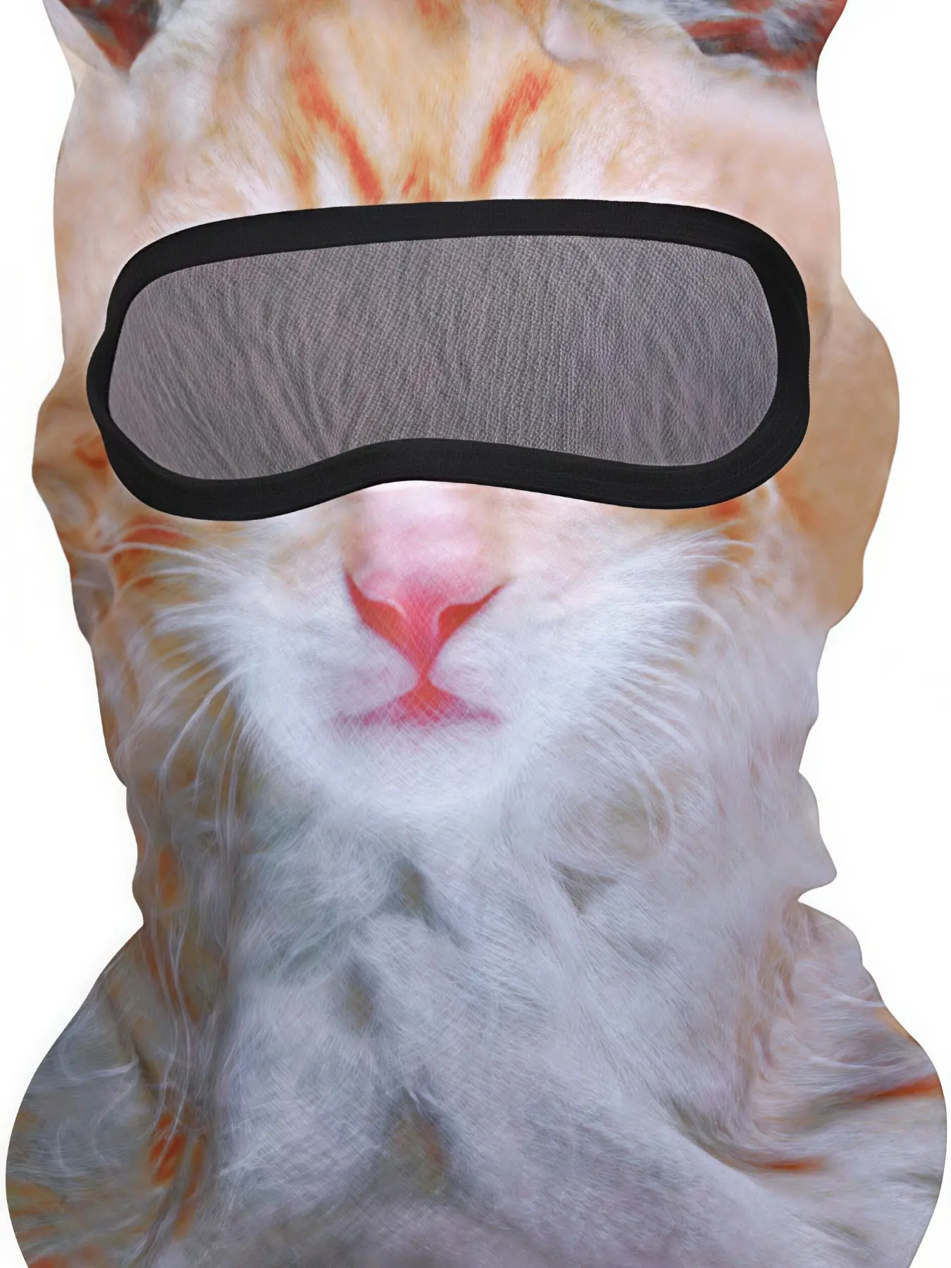 Four-season animal headgear UV-protective face mask for outdoor sports. Premium Kitty ski mask 3D cat-ear ski headscarf. Suitable for bars, music festivals, parties, carnivals, skiing, outdoor activities. It is an interesting face mask.