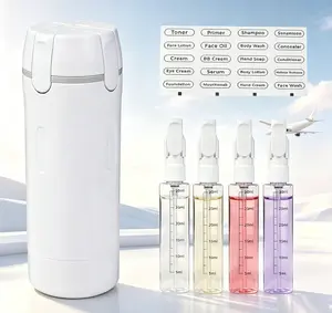 4-in-1 Leak-Proof Travel Dispenser Bottle,Secure Lock Silicone Container TSA Approved,BPA Free Refillable 30ml Squeeze Tube,Lightweight Portable Toiletry Holder for Shampoo Lotion Skincare Cosmetics Travel Camping Gym Business Trip.Shopping Deals Today