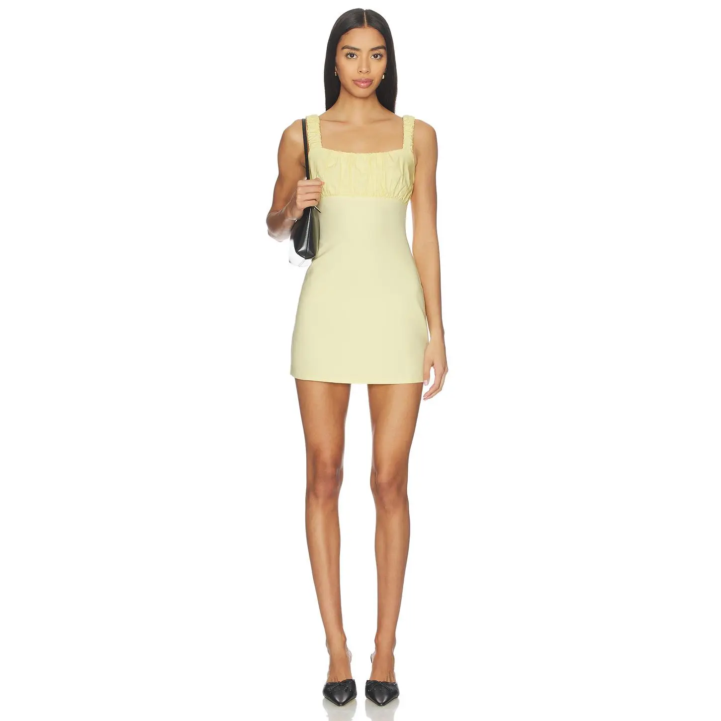 MAJORELLE Tate Mini Dress in Butter Yellow - TikTok Shop