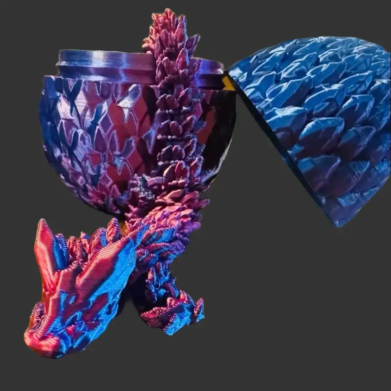 Purple dragon Hatchling Egg – Articulated Baby Dragon