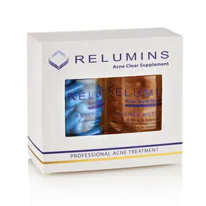 RELUMINS Dual Capsule Formula - Natural Skin & Beauty Supplement with GLA Borage Oil Vitamin E Zinc Turmeric & Hydrating Plant-Based Oils for Radiant Complexion & Skin Balance
